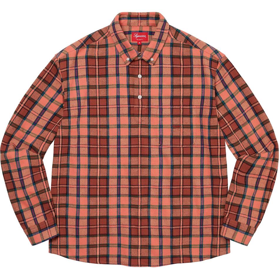 Camisas Supreme Pullover Plaid Flannel Rosas | CL378WY