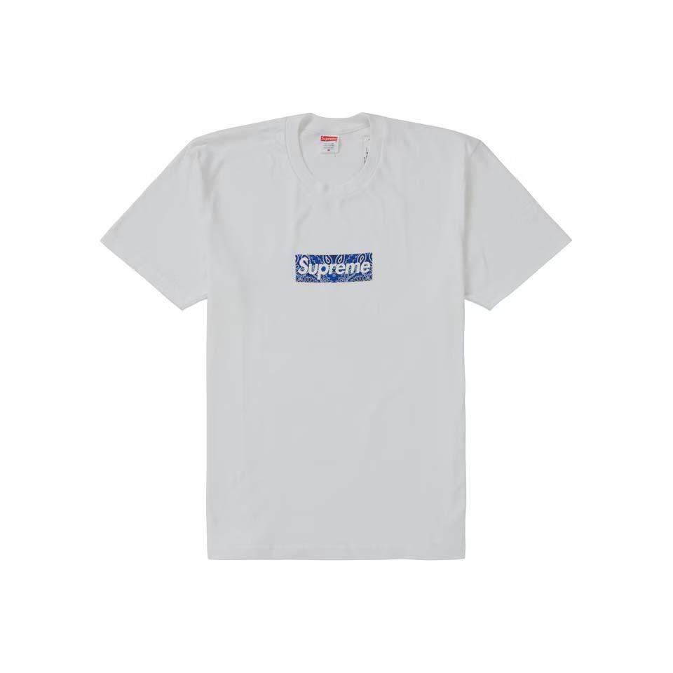 Camiseta Supreme Bandana Box Logo Blancas | CL203OR