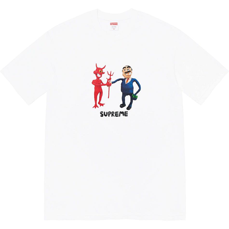 Camiseta Supreme Business Tee Blancas | CL217VD