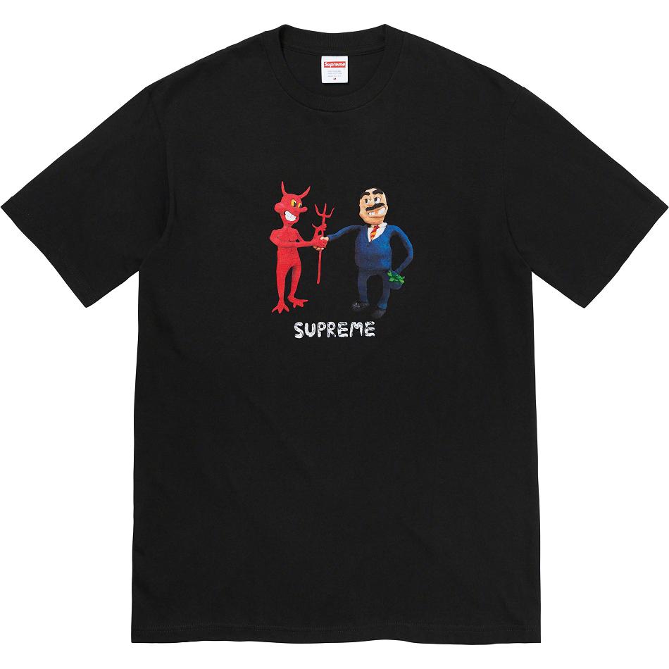 Camiseta Supreme Business Tee Negras | CL213LH