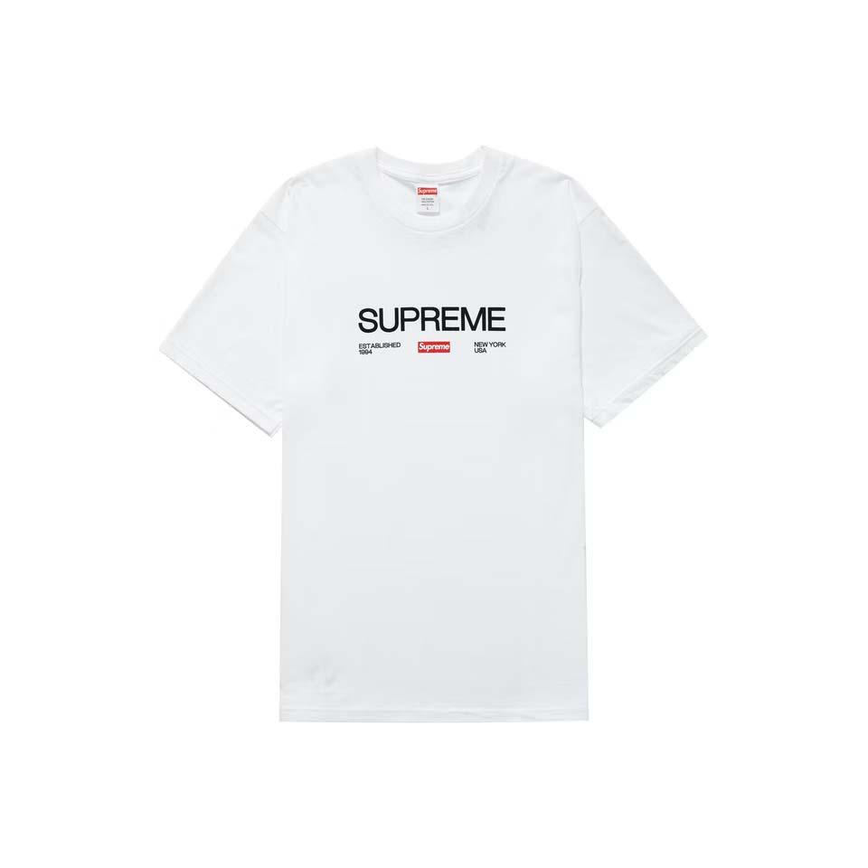 Camiseta Supreme Est. 1994 Logo Blancas | CL200YU