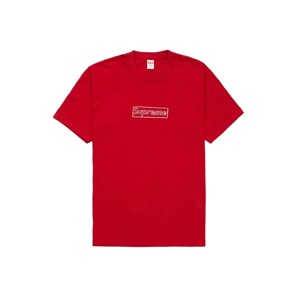 Camiseta Supreme Kaws Chalk Rojas | CL199TV