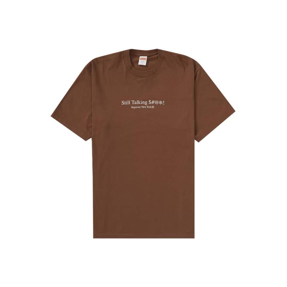 Camiseta Supreme Still Talking Marrones | CL195QZ