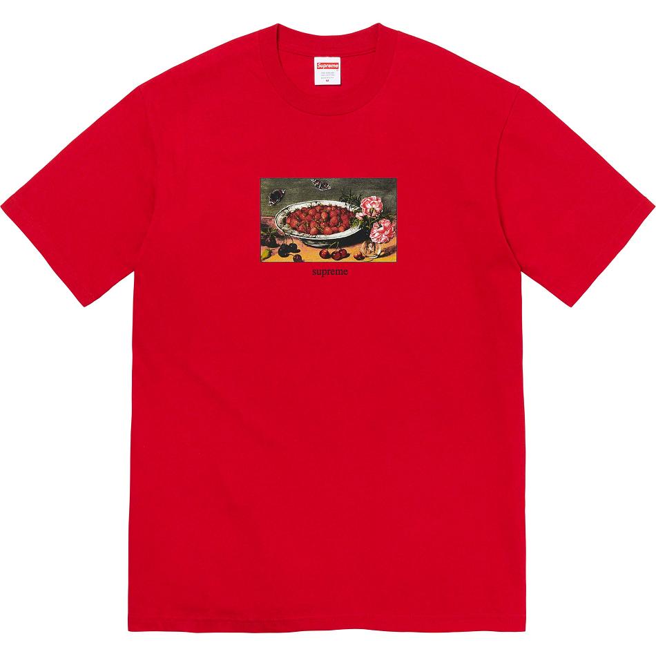 Camiseta Supreme Strawberries Tee Rojas | CL252YU