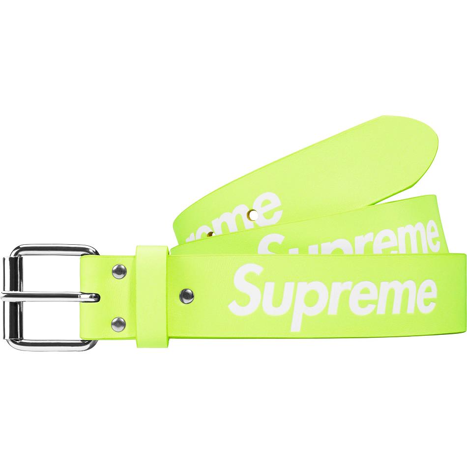 Cinturones Supreme Repeat Cuero Belt Verde | CL164CE