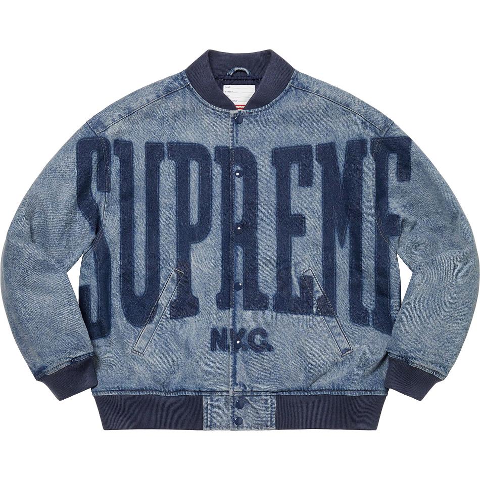 Jassen Supreme Washed Knockout Denim Varsity Azul Marino | CL437OR