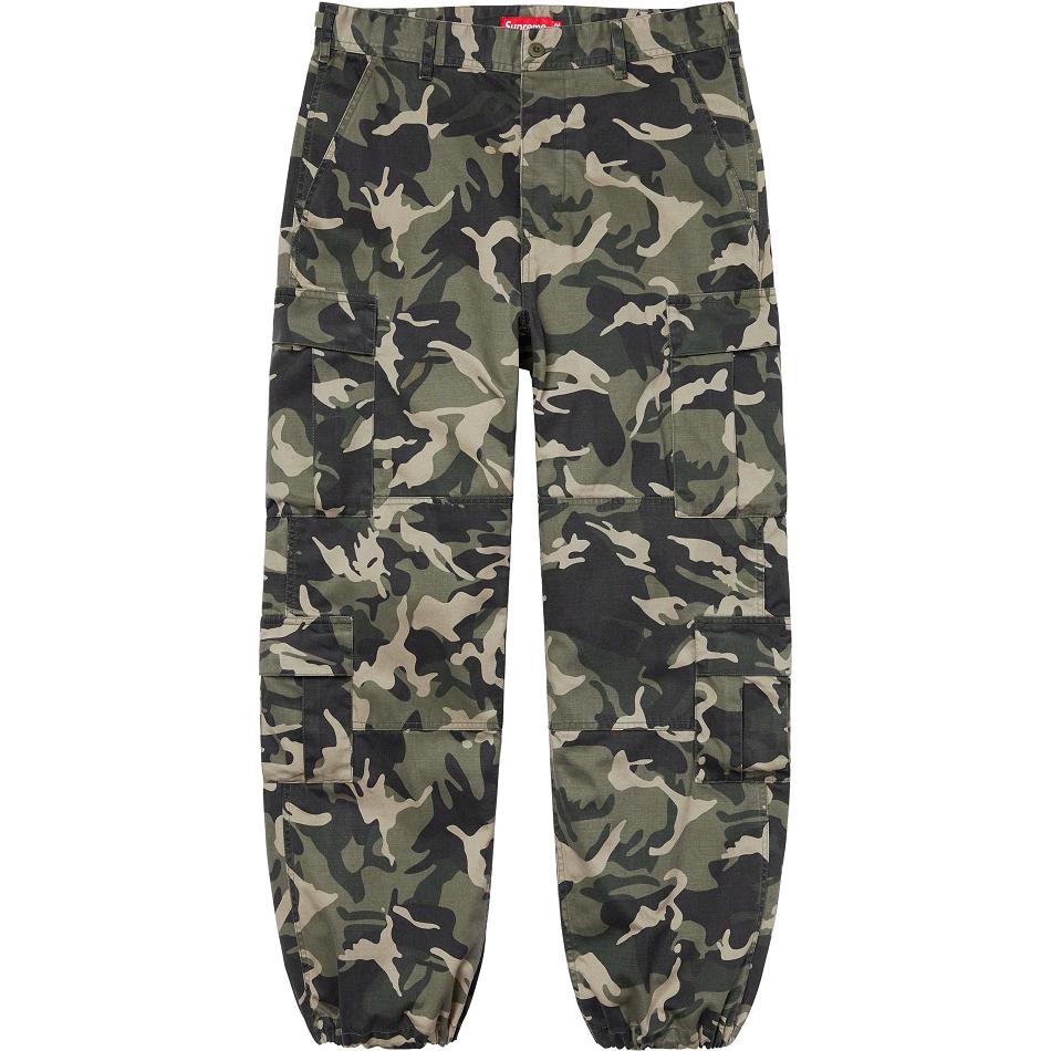 Pantalones Supreme Cargo Pant Verde Camuflaje | CL395LH