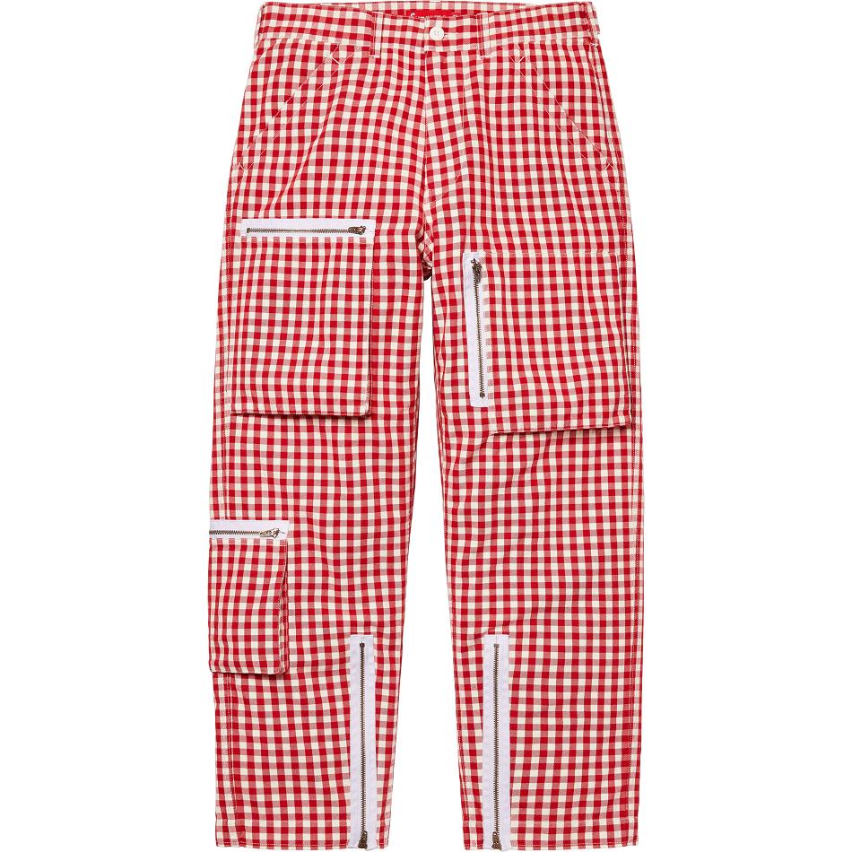 Pantalones Supreme Gingham Flight Pant Rojas | CL393JJ