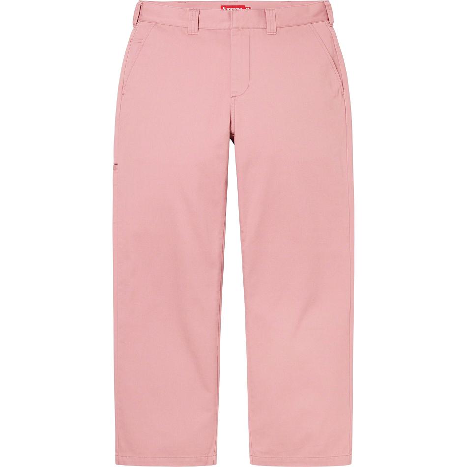 Pantalones Supreme Trabajo Pant Rosas | CL423XF