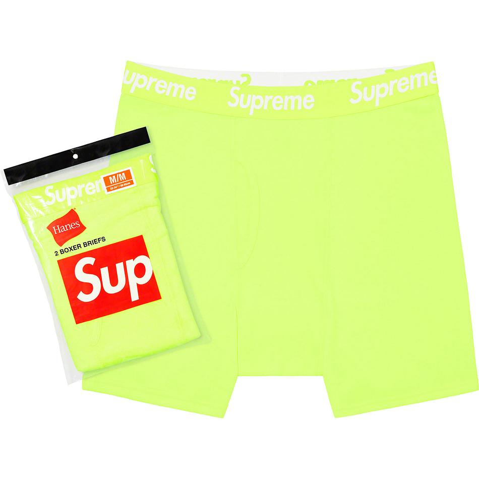 Ropa Interior Supreme Hanes® Boxer Briefs (2 Pack) Verde | CL100PQ