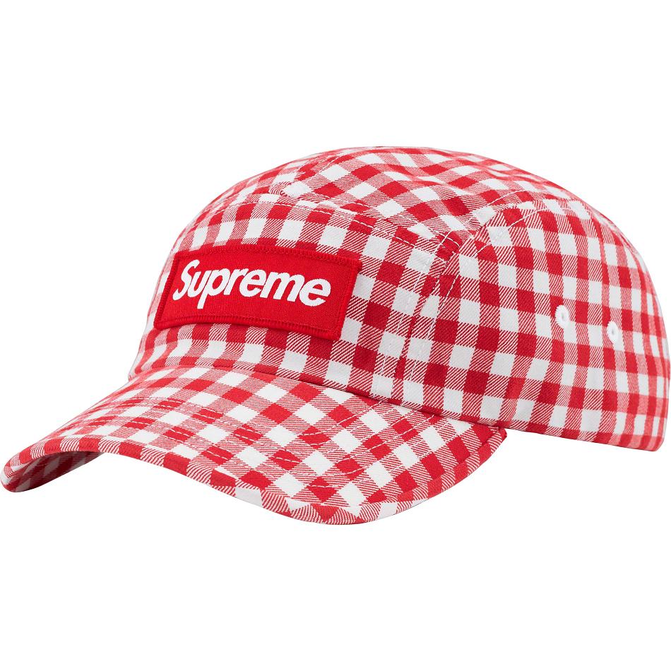 Sombreros Supreme Gingham Camp Cap Rojas | CL114BC