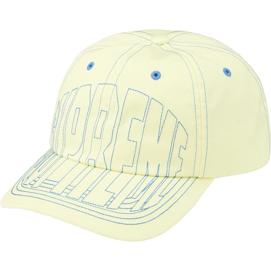 Sombreros Supreme Visor Stitch 6-Panel Amarillo | CL128SO