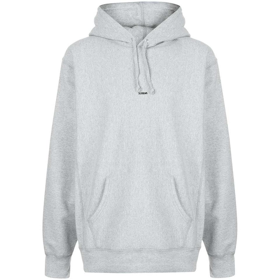 Sudadera Con Capucha Supreme Gray Micro Logo Gris | CL481QZ