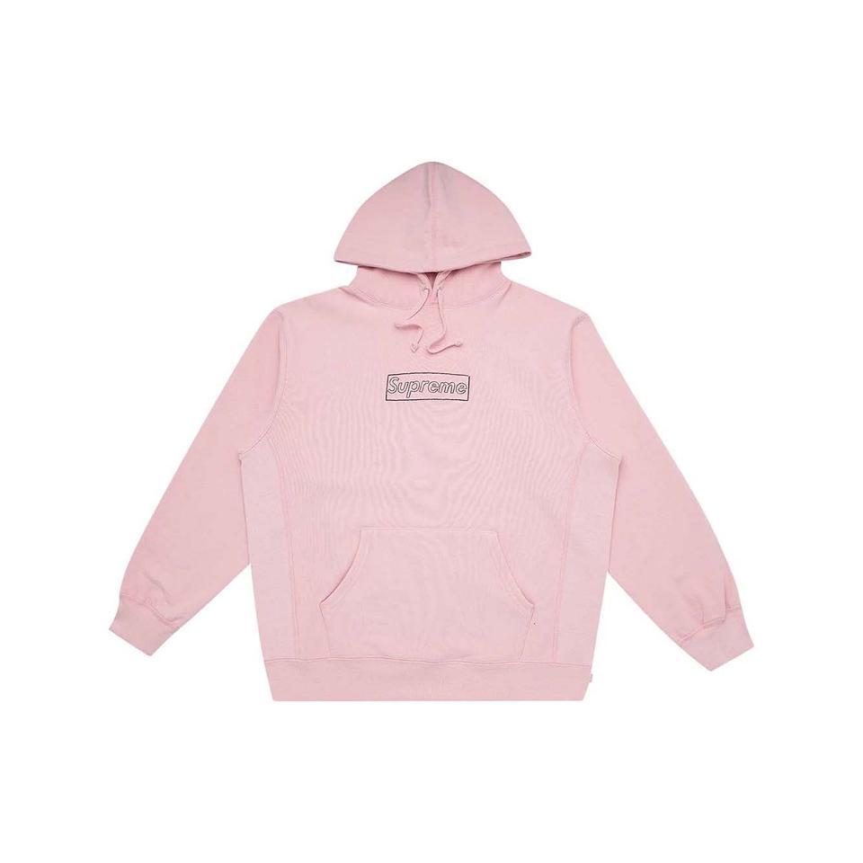 Sudadera Con Capucha Supreme Kaws Chalk Real Rosas | CL477VD