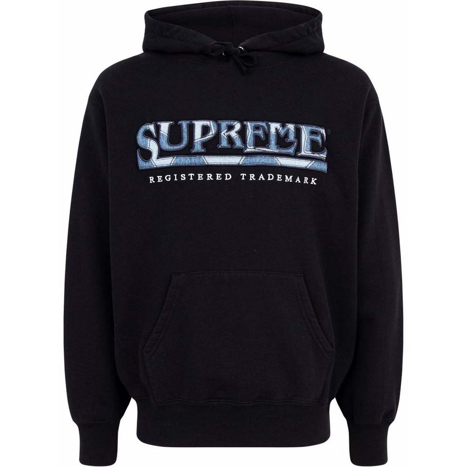 Sudadera Con Capucha Supreme Logo Embroide Negras | CL473LH