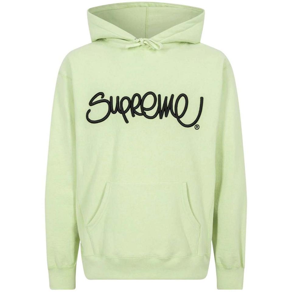 Sudadera Con Capucha Supreme Raised Handstyle Yello | CL470HK