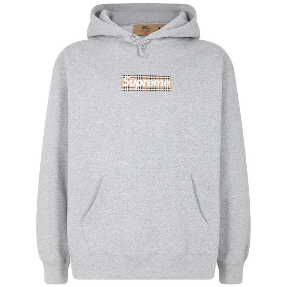 Sudadera Con Capucha Supreme X Burberry Gris | CL458RW