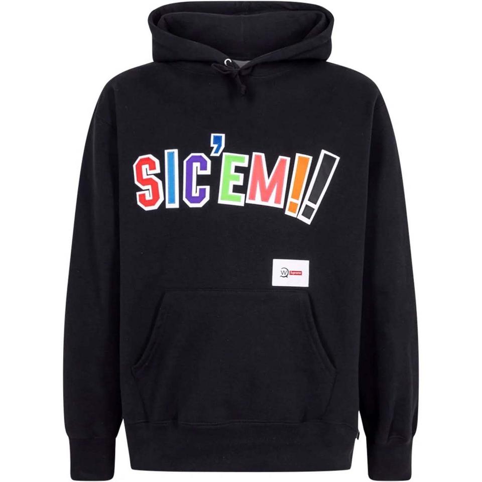 Sudadera Con Capucha Supreme X WTAPS Sic’em! Negras | CL454MA