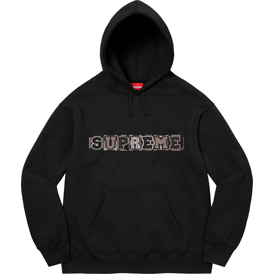 Sudaderas Supreme Beaded Encapuchado Negras | CL275EX