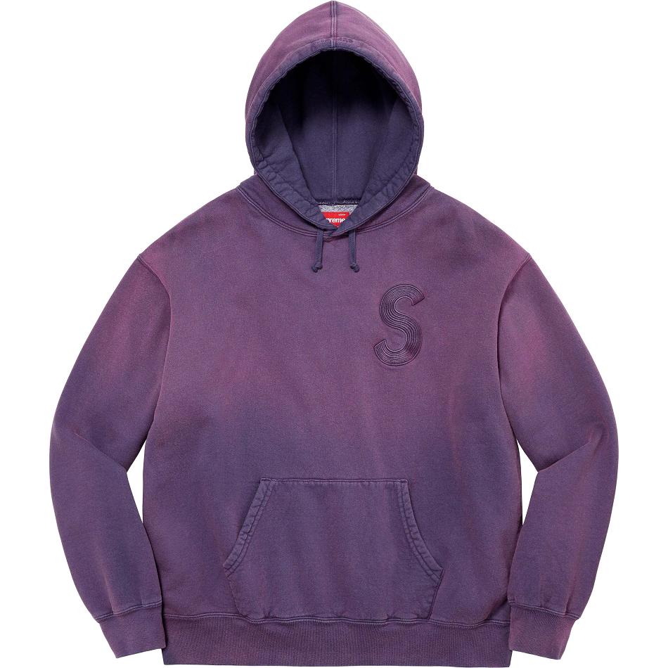 Sudaderas Supreme Overdyed S Logo Encapuchado Moradas | CL276RW