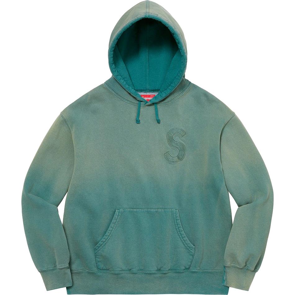 Sudaderas Supreme Overdyed S Logo Encapuchado Azul Marino | CL280IS