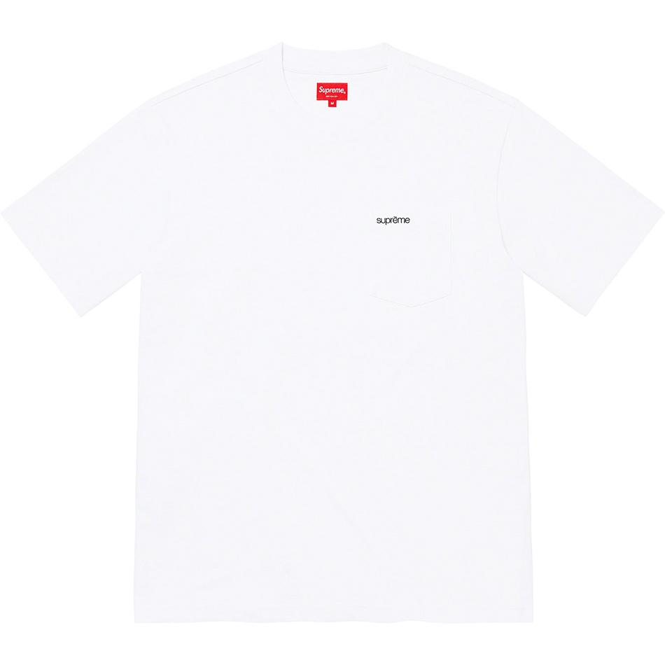 Truien Supreme S/S Pocket Tee Blancas | CL322BC