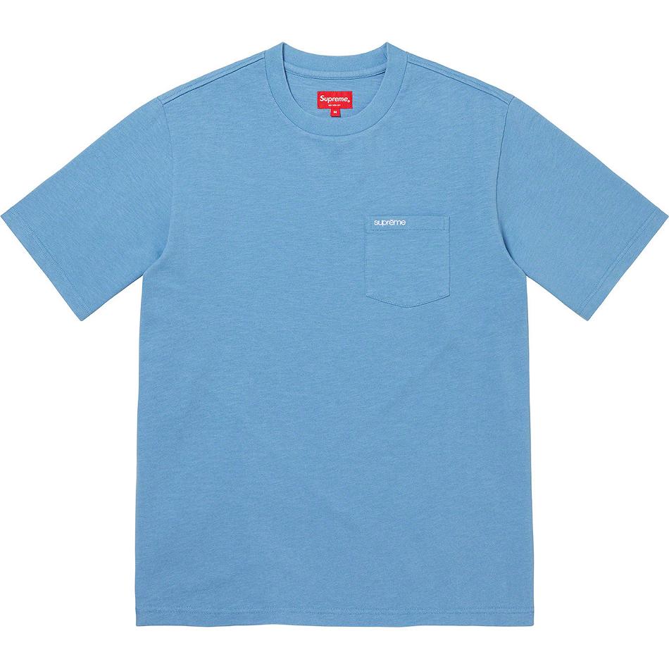 Truien Supreme S/S Pocket Tee Turquesa | CL316KI