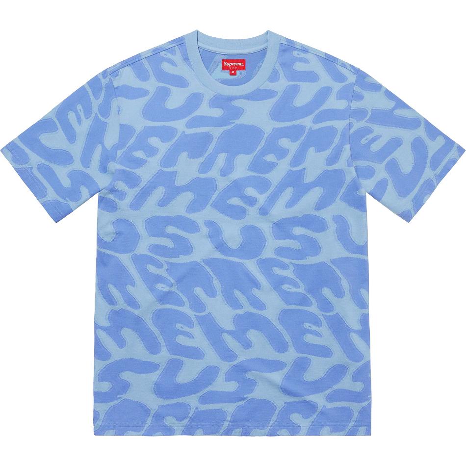 Truien Supreme Stacked Intarsia S/S Top Azules | CL310SO