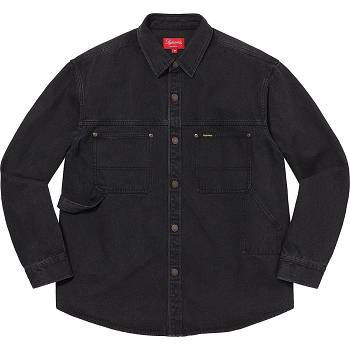 Camisas Supreme Denim Painter Negras | CL390FM