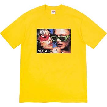 Camiseta Supreme Eyewear Tee Amarillo | CL224RW