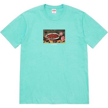 Camiseta Supreme Strawberries Tee Aqua | CL247QZ