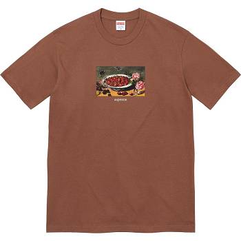 Camiseta Supreme Strawberries Tee Marrones | CL251TV