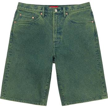 Pantalones Cortos Supreme Baggy Denim Verde | CL358IS