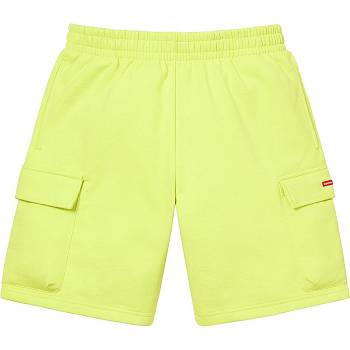 Pantalones Cortos Supreme Small Box Baggy Cargo Sweat Verde Menta | CL370ZG