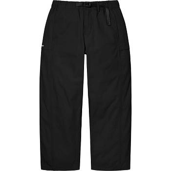 Pantalones Supreme Belted Trail Pant Negras | CL415DN