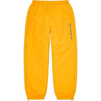 Pantalones Supreme Full Zip Baggy Warm Up Pant Amarillo | CL429QZ