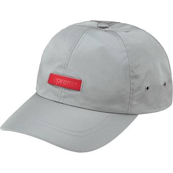 Sombreros Supreme Cuero Patch 6-Panel Gris | CL119EX