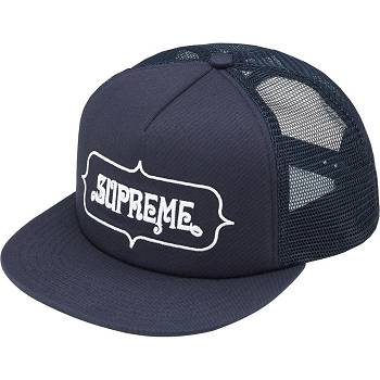 Sombreros Supreme Highest Mesh Back 5-Panel Azul Marino | CL132HK