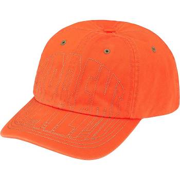 Sombreros Supreme Visor Stitch 6-Panel Naranjas | CL127AP