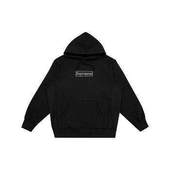 Sudadera Con Capucha Supreme Kaws Chalk Logo Negras | CL478BC