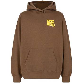 Sudadera Con Capucha Supreme X Antihero Marrones | CL460YU