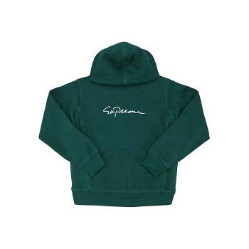 Sudaderas Supreme Classic Script Encapuchado Verde | CL268CE