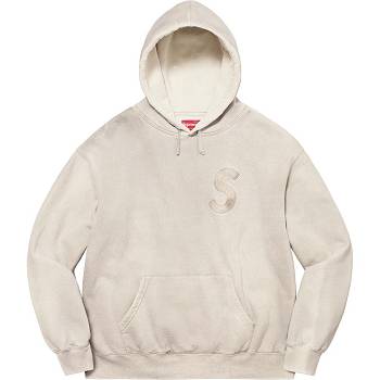 Sudaderas Supreme Overdyed S Logo Encapuchado Blancas | CL279UT