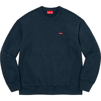 Sudaderas Supreme Small Box Crewneck Azul Marino | CL284SO