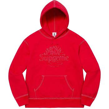 Sudaderas Supreme Timberland® Encapuchado Rojas | CL300WY