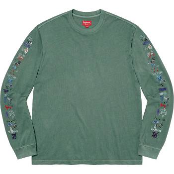 Truien Supreme AOI Icons L/S Top Verde | CL313GL