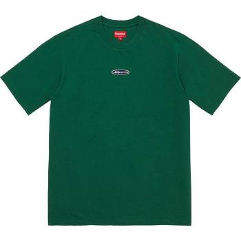 Truien Supreme Oval Logo S/S Top Verde | CL336SO