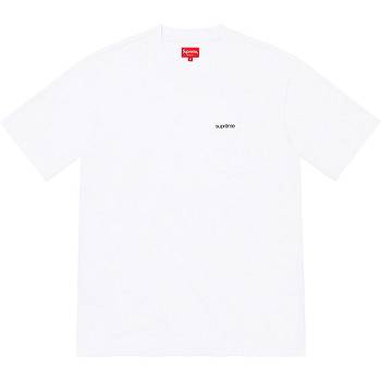 Truien Supreme S/S Pocket Tee Blancas | CL322BC