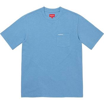 Truien Supreme S/S Pocket Tee Turquesa | CL316KI