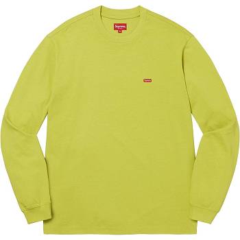 Truien Supreme Small Box L/S Tee Verde | CL346CE